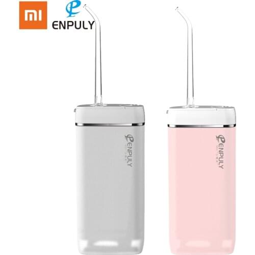Xiaomi New ENPULY Mini Portable Oral Irrigator Dental Irrigator Teeth Water Flosser Bucal Tooth Cleaner Waterpulse Tooth 130ML