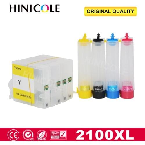 Hinicole Continuous Ink System For Canon PGI 2100 MAXIFY Ib4010 IB4110 MB5110 MB5310 MB5410 Printer