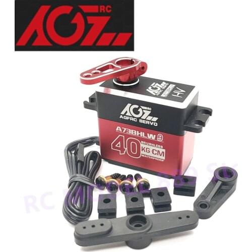 AGFRC A73BHLW HV 40KG High Torque Brushless Waterproof Digital Standard Servo For 1/10 RC Buggy Car