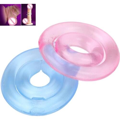 1Pcs Silicone Cock Ring Stretchy Penis Ring For Men Male Adults Enhancer Prolong Sex Aid Tools For Couples