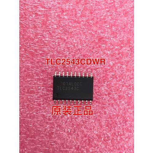 10-100piece) TLC2543C TLC2543CDW TLC2543CDWR SOP20 analog-to-digital converter new and original