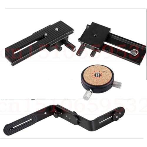4 in 1 New Cheap Panoramic Head 360 degree DIY Nodal Shooting Matrix Nodal Head Macro Slider for DSLR