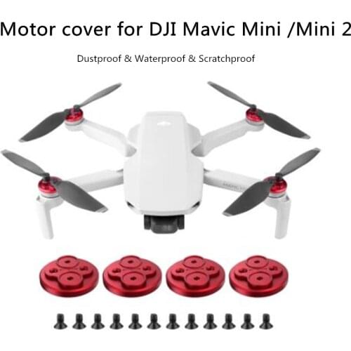 DJI Mavic Mini 2 Aluminum Alloy Motor Cover Engine Dust Protection Cover Protection Portable Hood DJI Mini/Mini Se Accessories