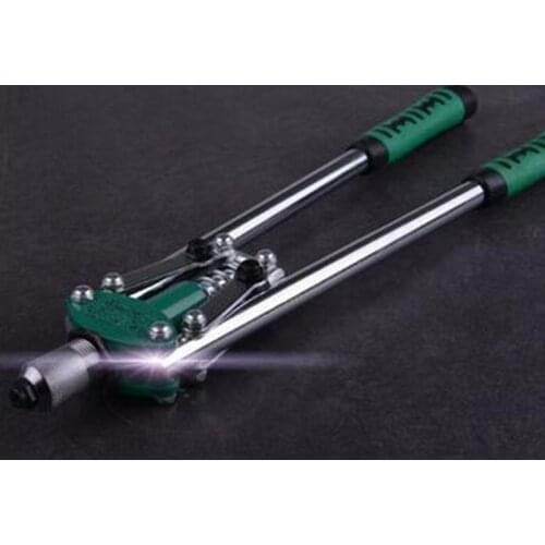 The Double Core Pulling Hand Riveter Gun Manually Pull Nail Pliers Clamping Range 3.2mm 4mm 4.8mm