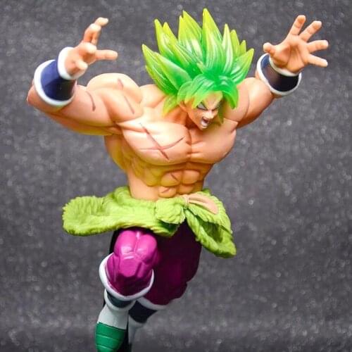 Dragon Ball Super Saiyan Broli 20CM Combat Form Model Toy Action Figure Classic Anime Color Box Ornaments Gift Toy Collection
