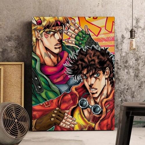 HD Print Painting JoJo S Bizarre Adventure Home Decor Canvas Japan Anime Poster Modular Pictures Cool Boy Wall Art For Bedroom