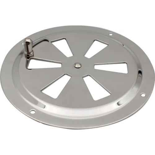 Round Vents 316 Stainless Steel Ventilated Sheet Round Shutters Adjustable Air Ventilation Cover Yacht Bathrooms Accessories