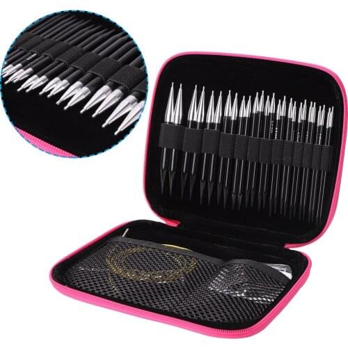 1 Set Crochet Hook Set With Yarn Knitting Needles Sewing Tools Set Knitting Needles Set DIY Crochet Hooks Sweater Knitting Tools