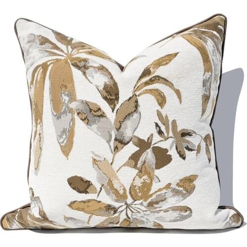 American Pillow Case Plants Embroidery Pillowcase Nordic Bedroom Cushion Pillows Cover Home Textile Hotel Village Decor