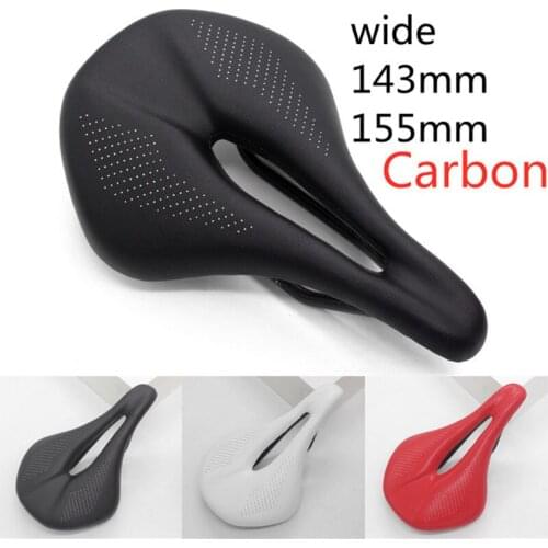 New 2019! Carbon fiber Pu seat for mtb mountain bike, mens bicycle seat, racing seat red & white