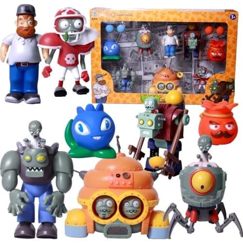 New role robot zombie Dave new battlefield Boys Ejection Anime Childrens Dolls Action Figure Model Toy
