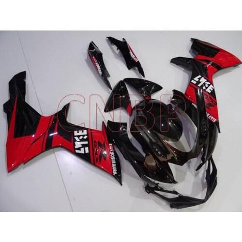 Plastic Fairings GSXR600 2011 - 2015 K11 Red Black Body Kits GSXR750 11 12 Fairings for Suzuki GSXR600 11 12 no paint