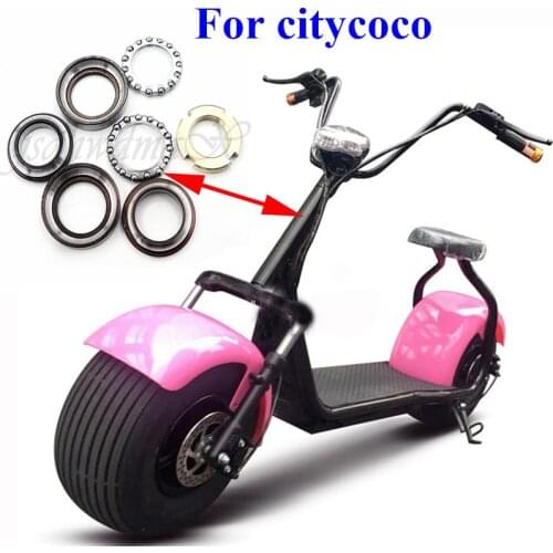 Citycoco Steering Column Bearing for Chinese Halei Electric Scooter Steering Stem Bearing Seven Piece Set Parts