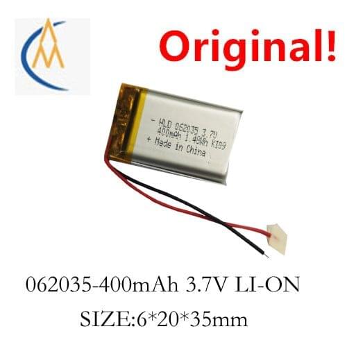 Polymer battery 602035 400mah 3.7V beauty eye care instrument oxygen enriched water cup early education machine lithium battery