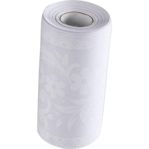 Transparent Lace Wallpaper Border Bathroom Mirror Sticker Wall Paper Gift