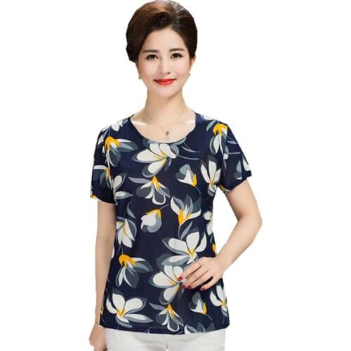 Plus Size 2020 Women Summer Tops Tees Short T-Shirt Womens Boat Anchor T shirt Female Tshirt Woman Clothes