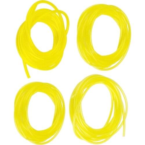 4PCS Universal Petrol Fuel Gas Line Pipe Hose Tubing 4 Sizes Replacement For String Trimmer Chainsaw Blower Repair Tool parts