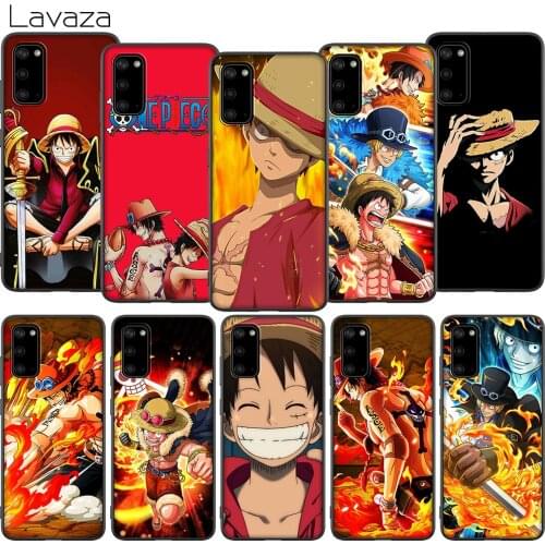 WEBBEDEPP Anime One Piece Soft Case for Samsung Galaxy Note 20 Ultra A01 EU A11 A21 A21S A41 M11 M30S M21 M31 M31S Cover