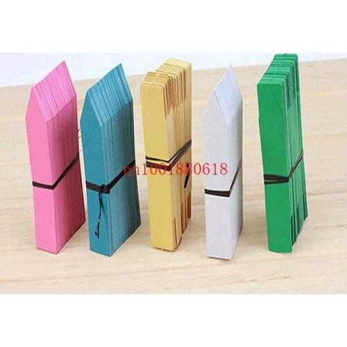 Fedex DHL Freeshipping 18000pcs/lot Colorful Flowers labels 10*2cm PVC Plant Tag Plant Label Gardening Label