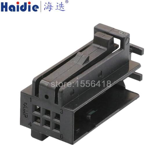 Free shipping 6pin auto wiring electric plug cable harness unsealed plug connector 965413-1 1355881-1