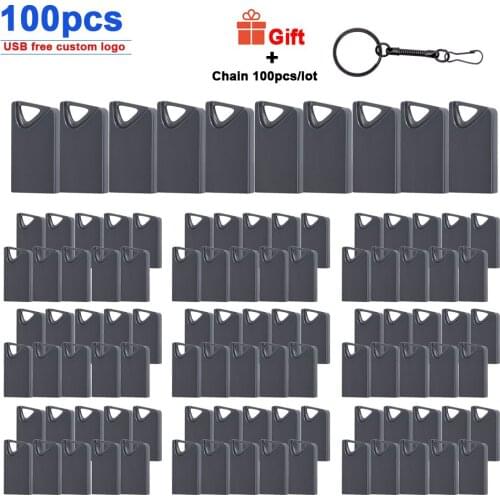 100pcs/lot metal 2.0 USB Flash drive 16GB 32GB 64GB Pen Drive Up High Speed Pendrive 128GB Mini Memory Stick Storage free logo