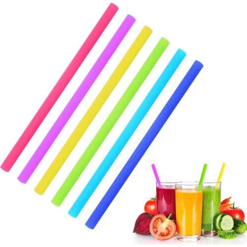 25*1.1*1.1cm Reusable beverage tube fruit milk tea coffee tube