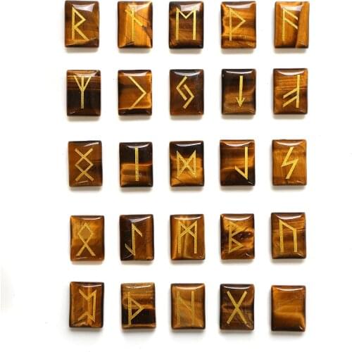 25Pcs Natural Obsidian Crystal Rune Black Runes Stone Irregular Divination Fortune-telling Healing Meditation Gift Collection