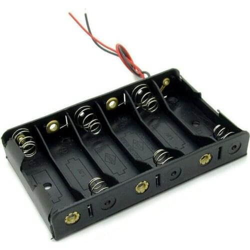 6 x AA Battery Holder Box