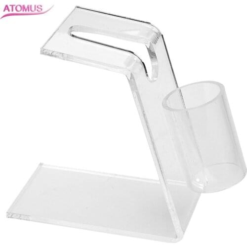 Acrylic Tattoo Machine Gun Display Holder Stand Transparent Rack Rest Organzier Permanent Makeup Accessories