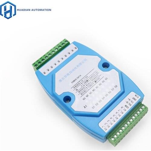 Analog signal acquisition module 8 channels of analog current and voltage input to RS485