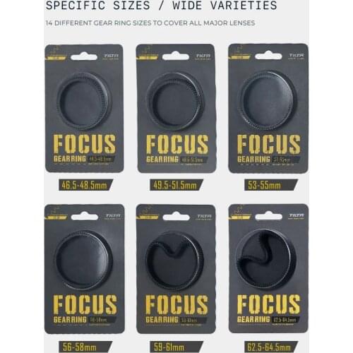 Tilta Tiltaing TA-FGR Seamless Focus Gear Ring 360 ° Rotation Silent Follow Focus Ring For SLR DSLR Camera Accessories