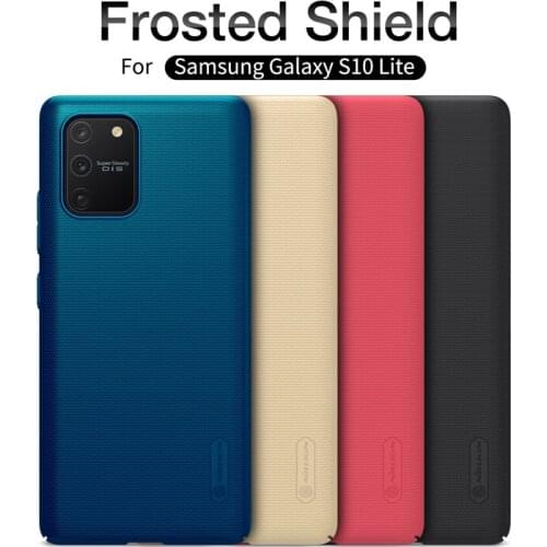 Case For Samsung Galaxy S10 Lite NILLKIN Super Frosted Shield back cover For Samsung S10 Lite gift phone holder