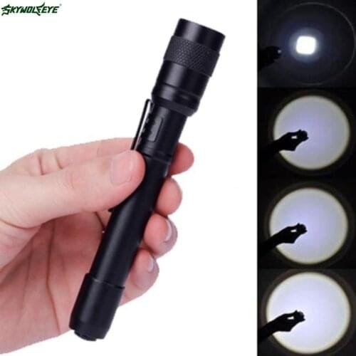 DC 12 Shining Hot Selling Drop Shipping CREE XPE-R3 LED 1200 Lumens Lamp Clip Mini Penlight Flashlight Torch AAA
