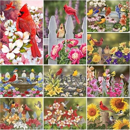 DIY Diamond Embroidery Sale Buttefly Bird Flower 5D Diamond Painting Full Drill Square Diamond Mosaic Rhinestones Pictures Gift