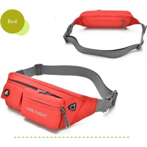 Hot Sell Light Weight Waist Belt Zip Pocket Money Bags Function Race walking Bags Unisex Free Shipping Waterproof