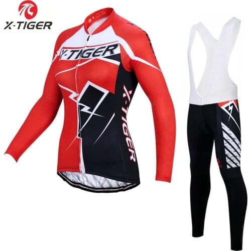 X-Tiger Pro Woman Cycling Set Winter Warm Long Sleeve Bicycle Clothes Uniform Thermal Fleece Ropa De Ciclismo Invierno Hombre