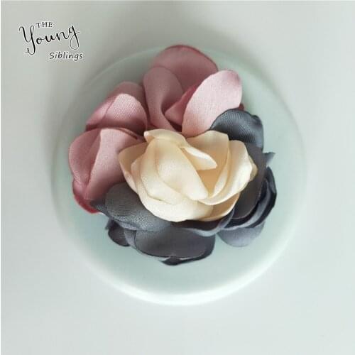 Beautiful Rose Flower Heads for Wedding Home decoration 5.5cm Artificial Flower DIY Scrapbooking Marriage Shoes Hats Accessories