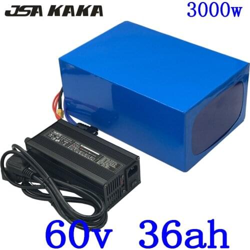 60V 35AH Lithium Battery Pack 60V 1500W 2000W 3000W Electric Scooter Battery 60V 30AH 35AH Electric Bike Battery with 5A charge