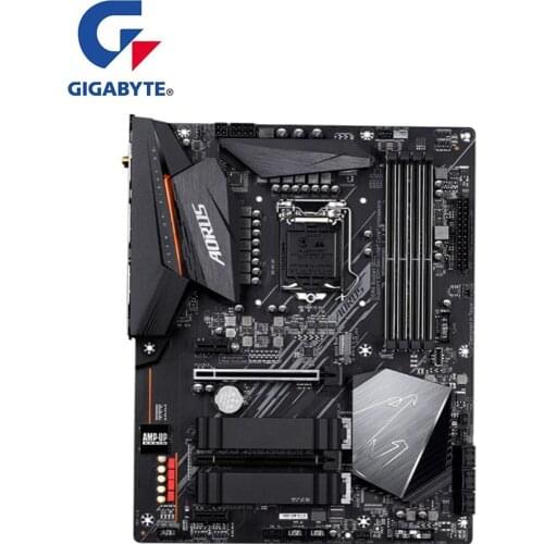 For Gigabyte GA Z490 AORUS ELITE AC Motherboard LGA 1200 Z490 Used Desktop Mainboard Support i3 i5 i7 10400F 10400 10100F 10700K