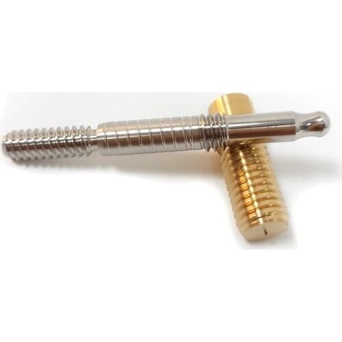 Xmlivet Billiards Pool metal 14 stainless steel female and male cue joint unit Billiards cue screw accessories wholesale