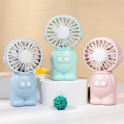 Fans Potable Low-noise ABS Desktop Mini Standing Fan for Summer