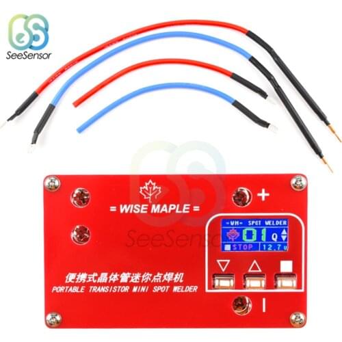 Portable DIY Mini Spot Welder Machine Welding Pen LCD Display Screen 18650 Lithium Battery Various Welding Power Supply