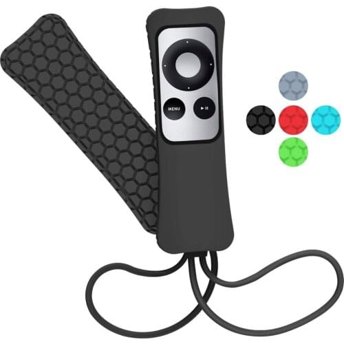 Silicone Case For Apple TV 2/3th Gen Siri Remote Controller Cover non-slip Dustproof Protective Cover Skin In Stock