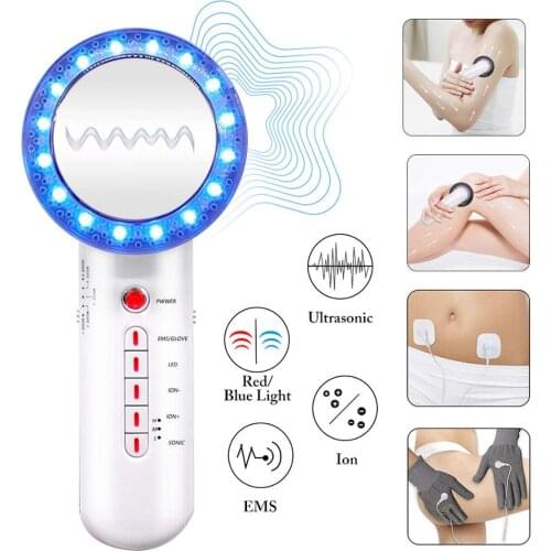 Ultrasound Cavitation Body Slimming Massager Weight Loss Anti-Cellulite Fat Burner Galvanic Infrared Ultrasonic Therapy Tool