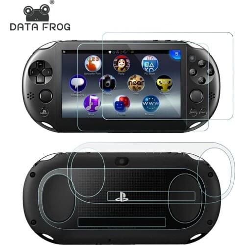 DATA FROG Screen Protector For Sony PSV 1000/2000 PS Vita HD Tempered Glass Premium Front Protective Film For PS Vita PSV