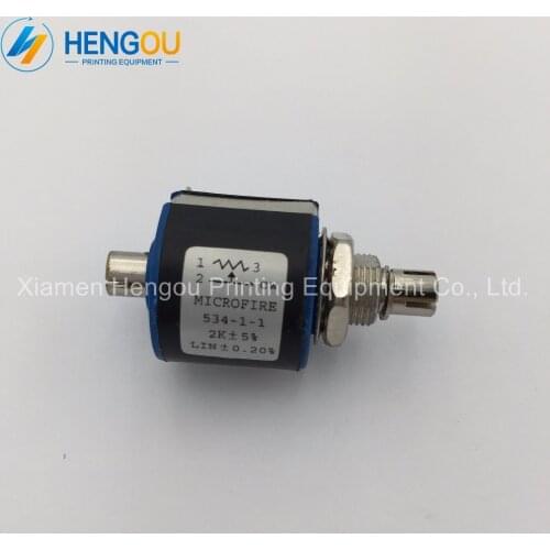 5 Pieces Speedmaster 102 SM102 CD102 Printing Machine Potentiomete 2K 71.186.5321