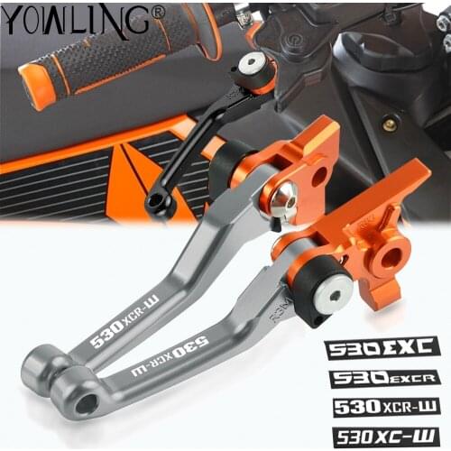 Motorcycle CNC Accessories Dirt Bike Handle Folding Brake Clutch Levers For 530EXC 530EXCR 530XCRW 530XCW 2008 2009 2010 2011