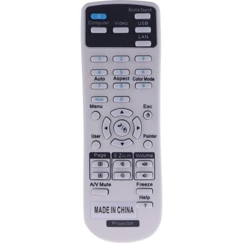 ALLOYSEED Replacement Remote Control For Epson Projector 1599176 EX3220 EX5220 EX5230 EX6220 EX7220 725HD 730HD Home Office Use