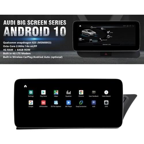 For AUDI A5 A4 2013 2Din Car Radio Multimedia Player Audio Stereo GPS Navigation Head Unit Octa Core 2.0Ghz Snapdragon Processor