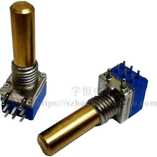 1 Piece Walkie-talkie 16-gear channel encoder two rows of 6-pin channel switch shaft length 20MM